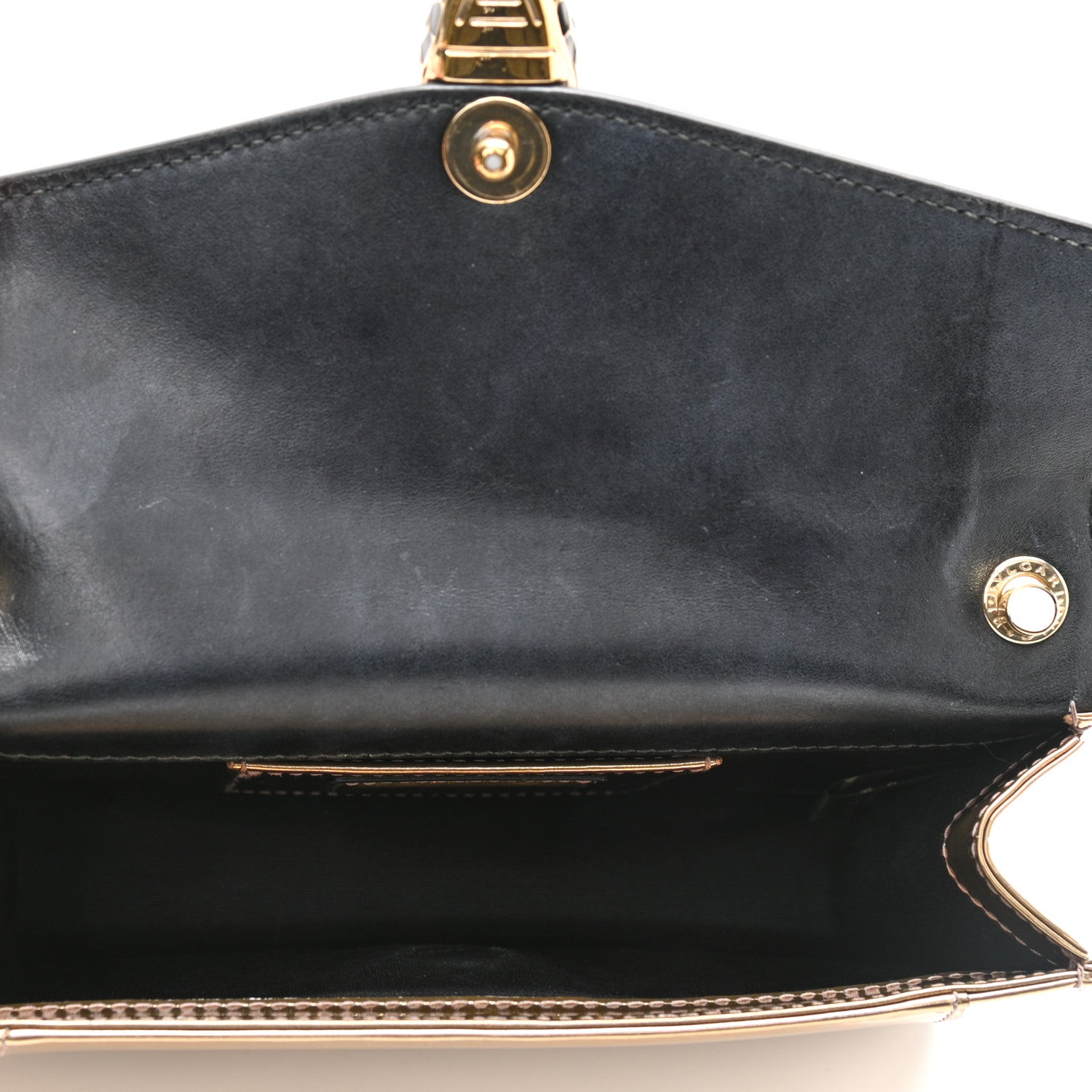 Bulgari Metallic Calfskin Serpenti Medium Crossbody Bag Bronze 4 of 9