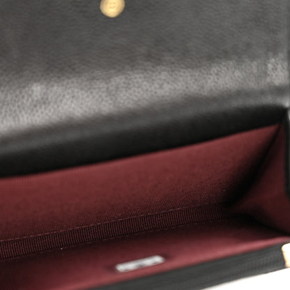 Chanel Caviar Quilted Flap Card Holder Wallet Black 5 of 9