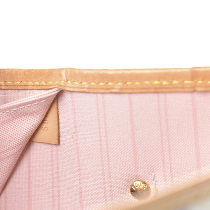 Louis Vuitton Damier Azur Neo Neverfull MM Rose Ballerine 9 of 11