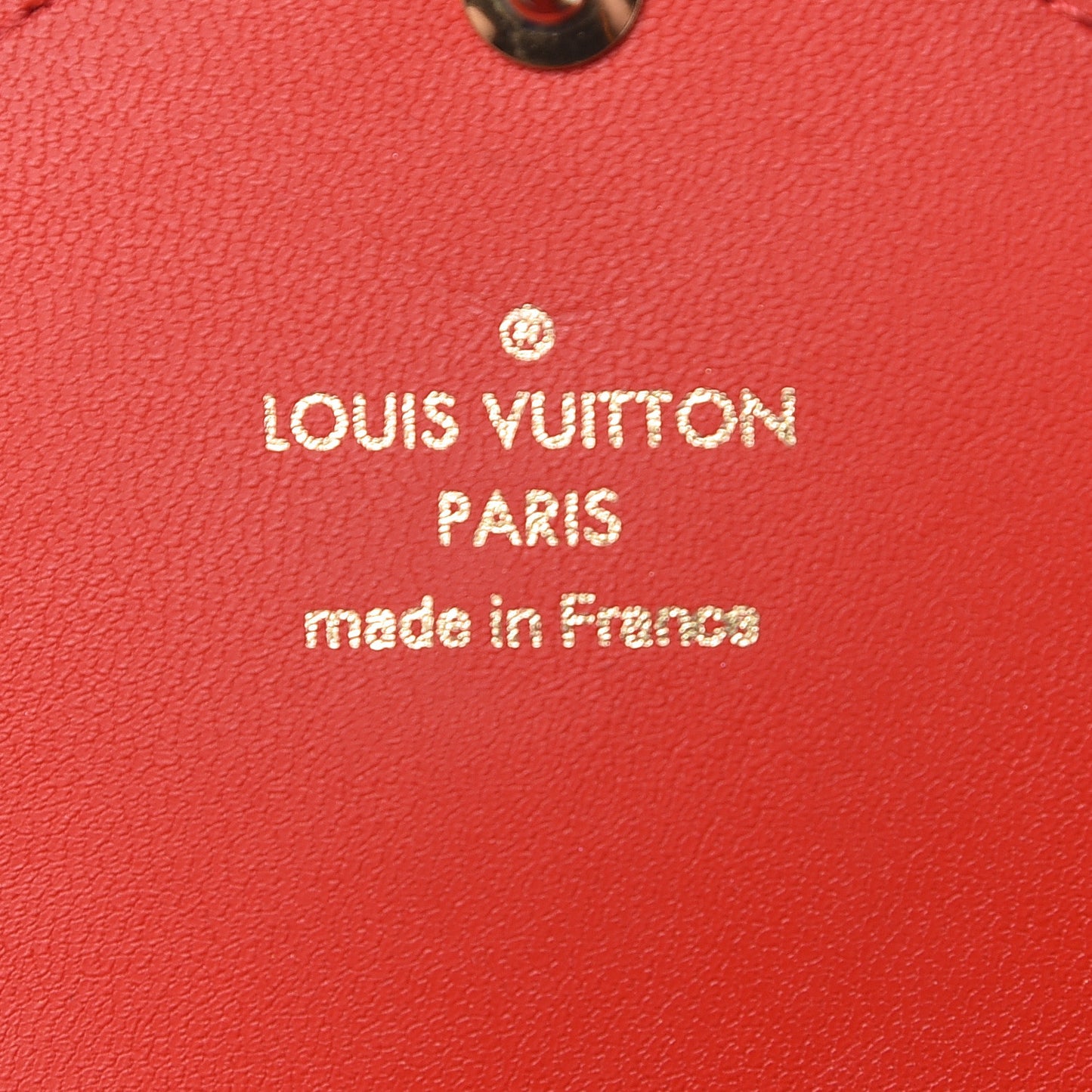 Monogram Medium Kirigami Pochette Insert Coquelicot