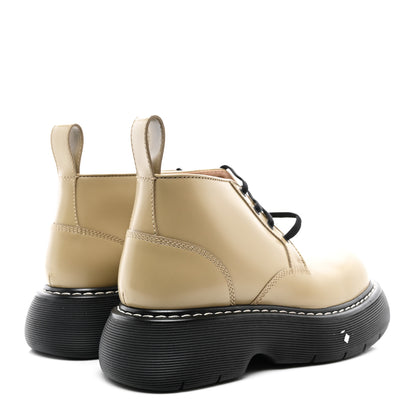 Bottega Veneta Calfskin Bounce Lace Up Ankle Boots 41 All Spice Black 4 of 8