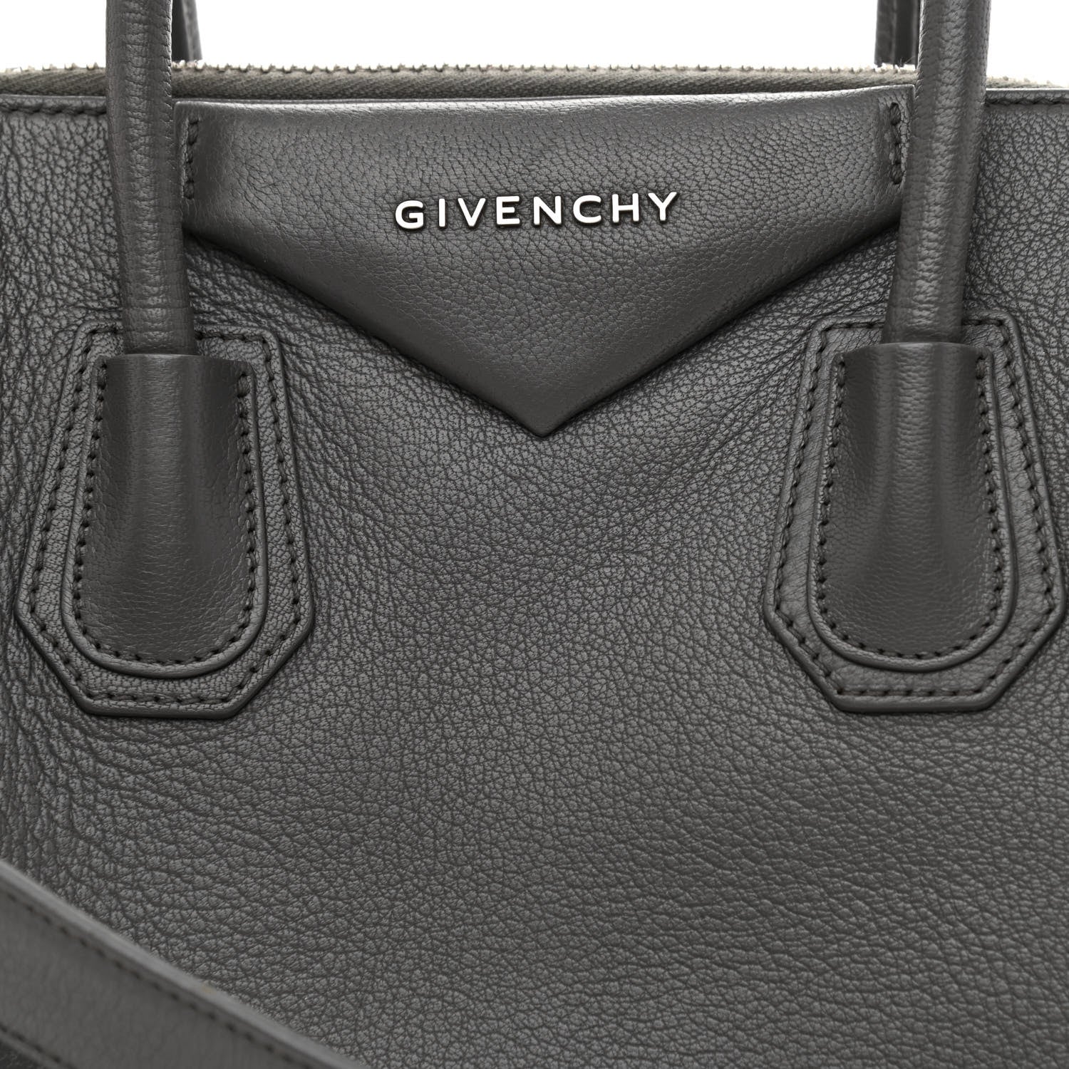 Givenchy Sugar Goatskin Small Antigona Dark Grey 7 of 9