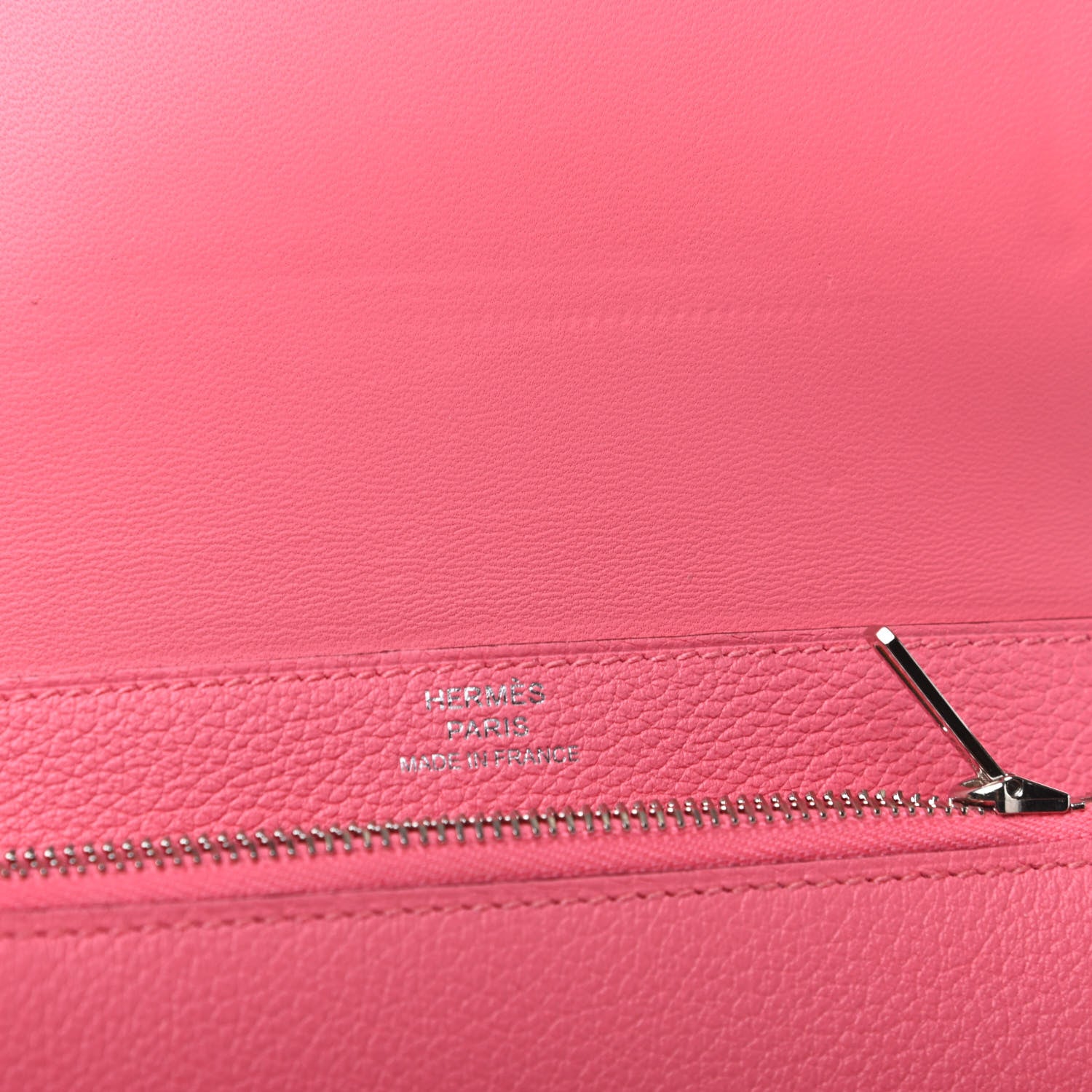 Hermes Evercolor Dogon Compact Wallet Rose Azalee 6 of 9