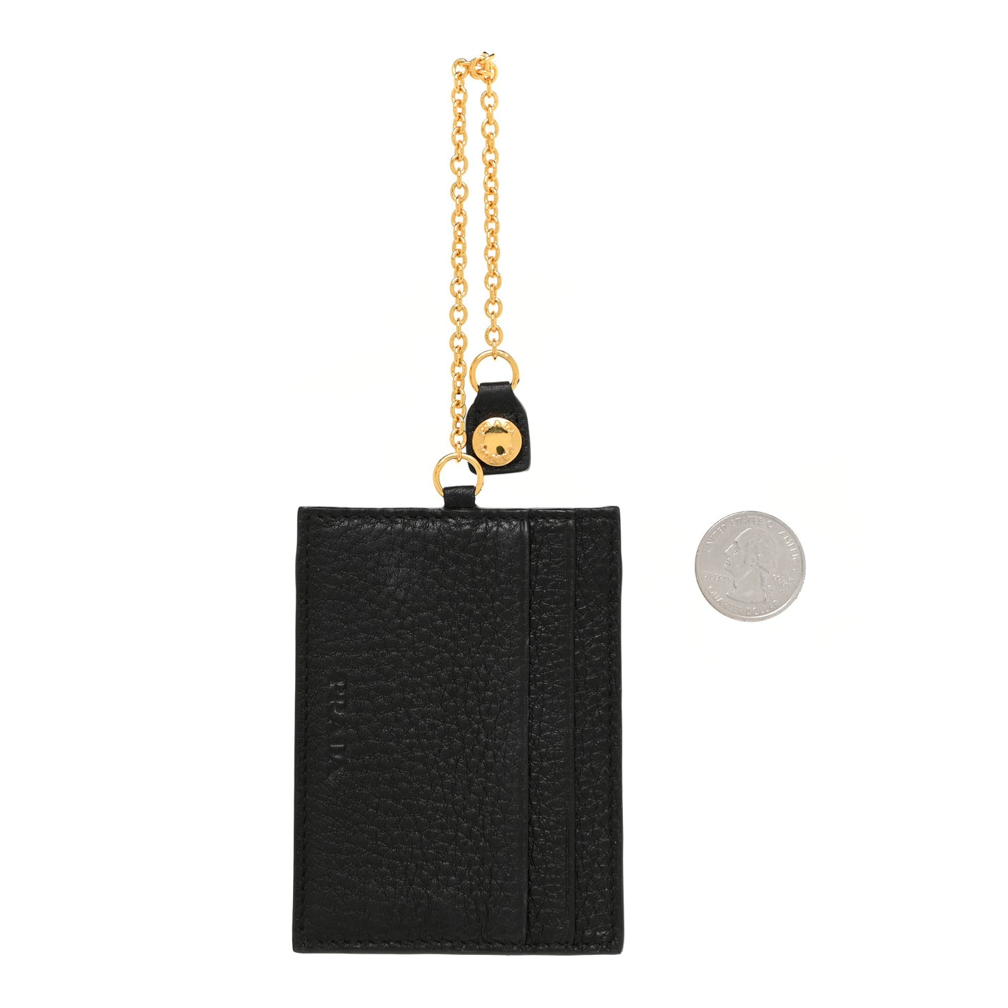 Saffiano Card Holder Black