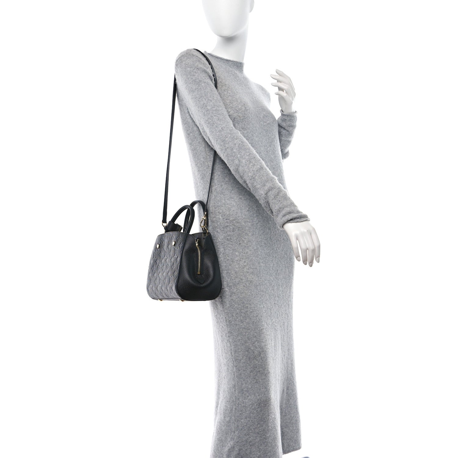 Louis Vuitton Empreinte Montaigne BB Black 2 of 9