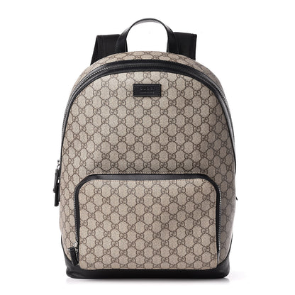 Gucci GG Supreme Monogram Medium Backpack Black 1 of 12