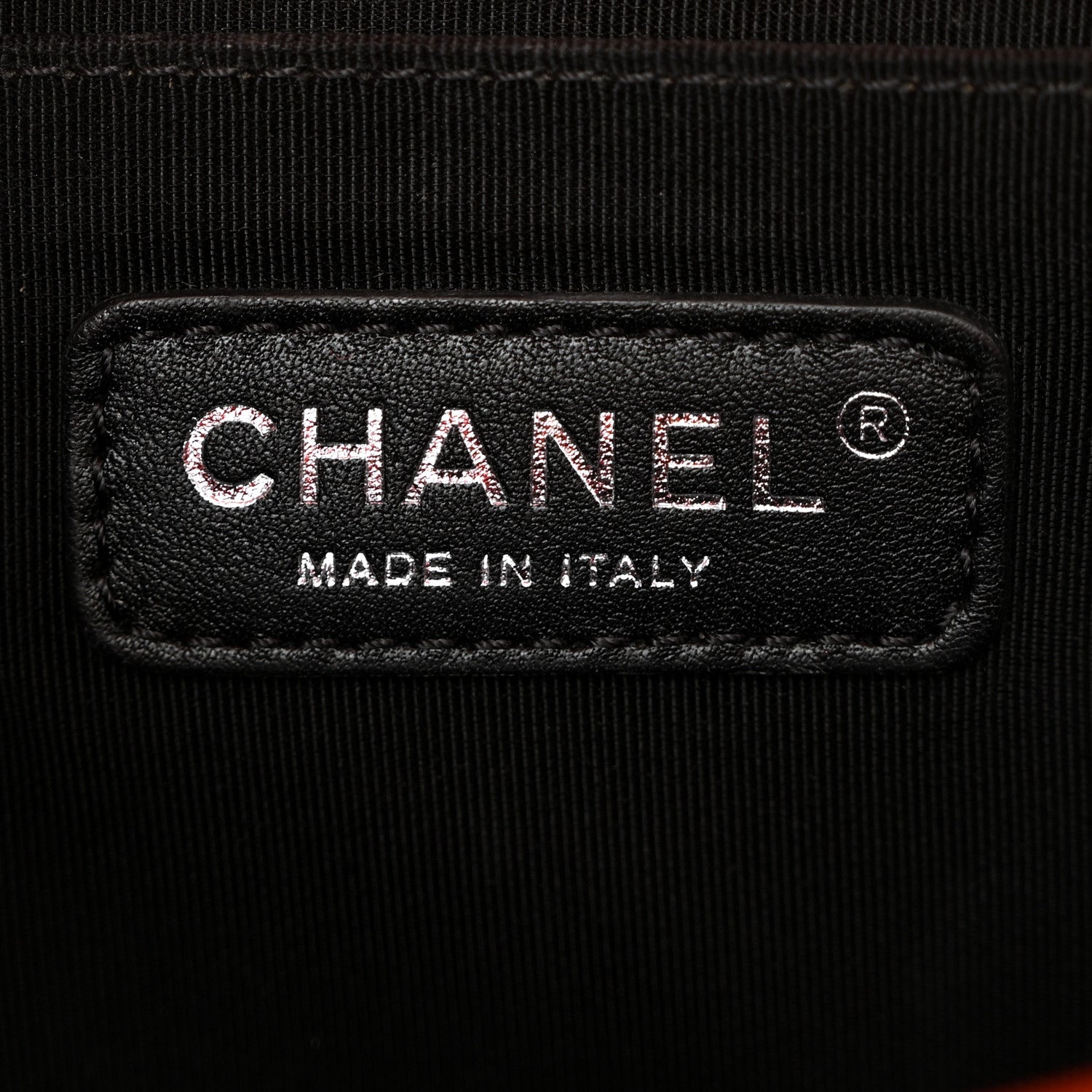 Chanel Patent Calfskin Quilted Medium Plexiglass Boy Flap Orange 6 of 11