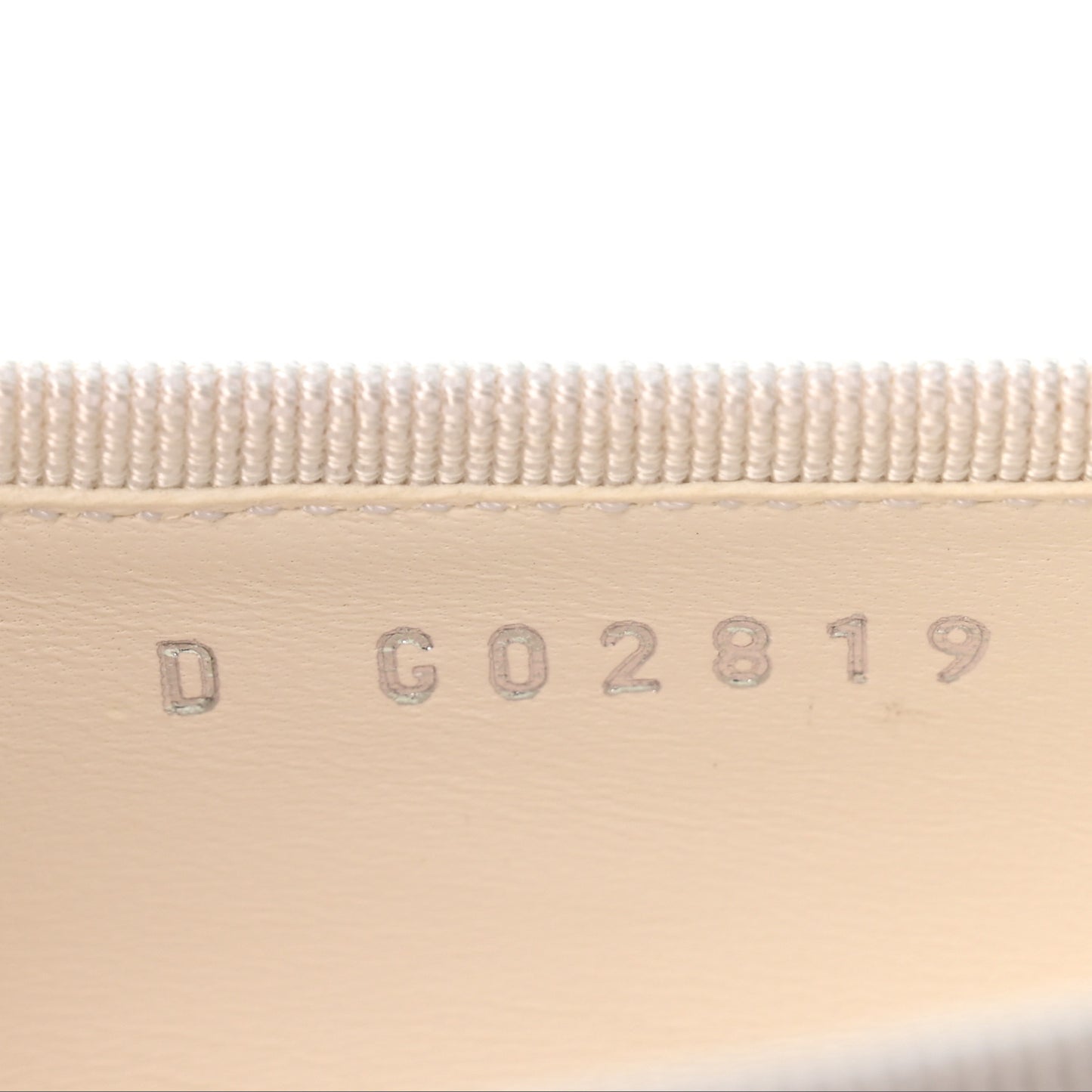 Lambskin Cap Toe CC Ballerina Flats 39 White Black