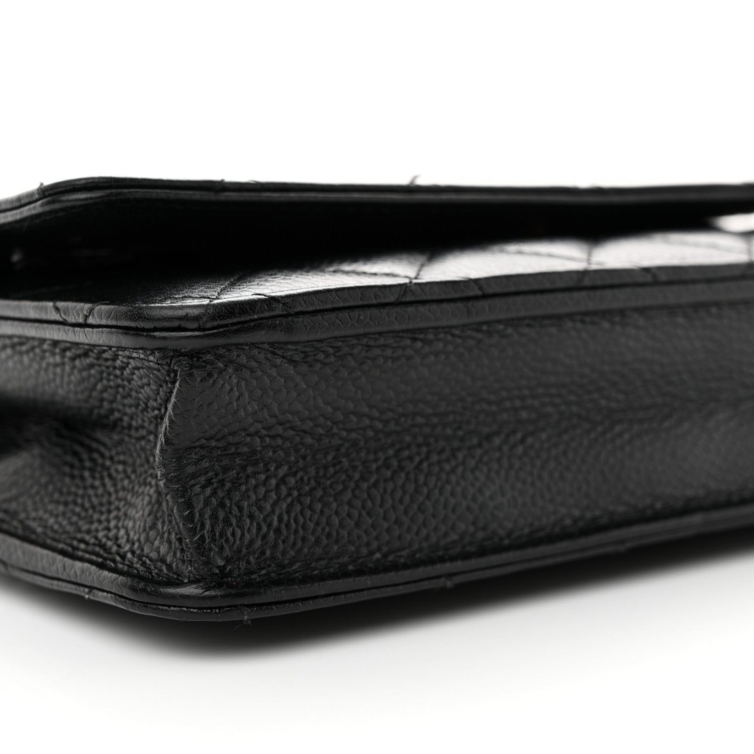 Chanel Caviar Quilted Wallet On Chain WOC Black 10 of 12