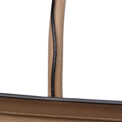 Celine Drummed Calfskin Mini Luggage Dune 13 of 13