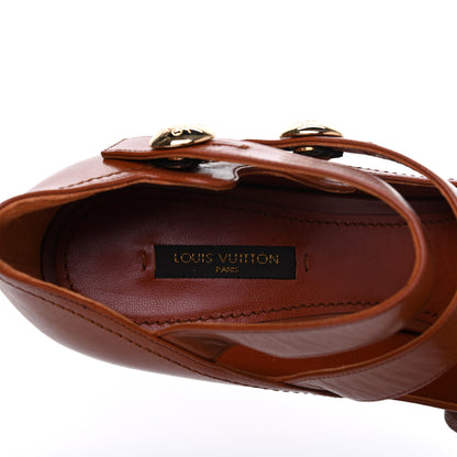 Louis Vuitton Calfskin Ritual Fetish Platform Pumps 38.5 Brown 7 of 15