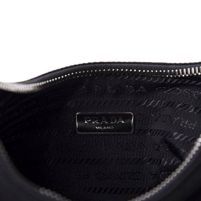 Prada Nylon Re-Edition 2005 Shoulder Bag Black 9 of 11