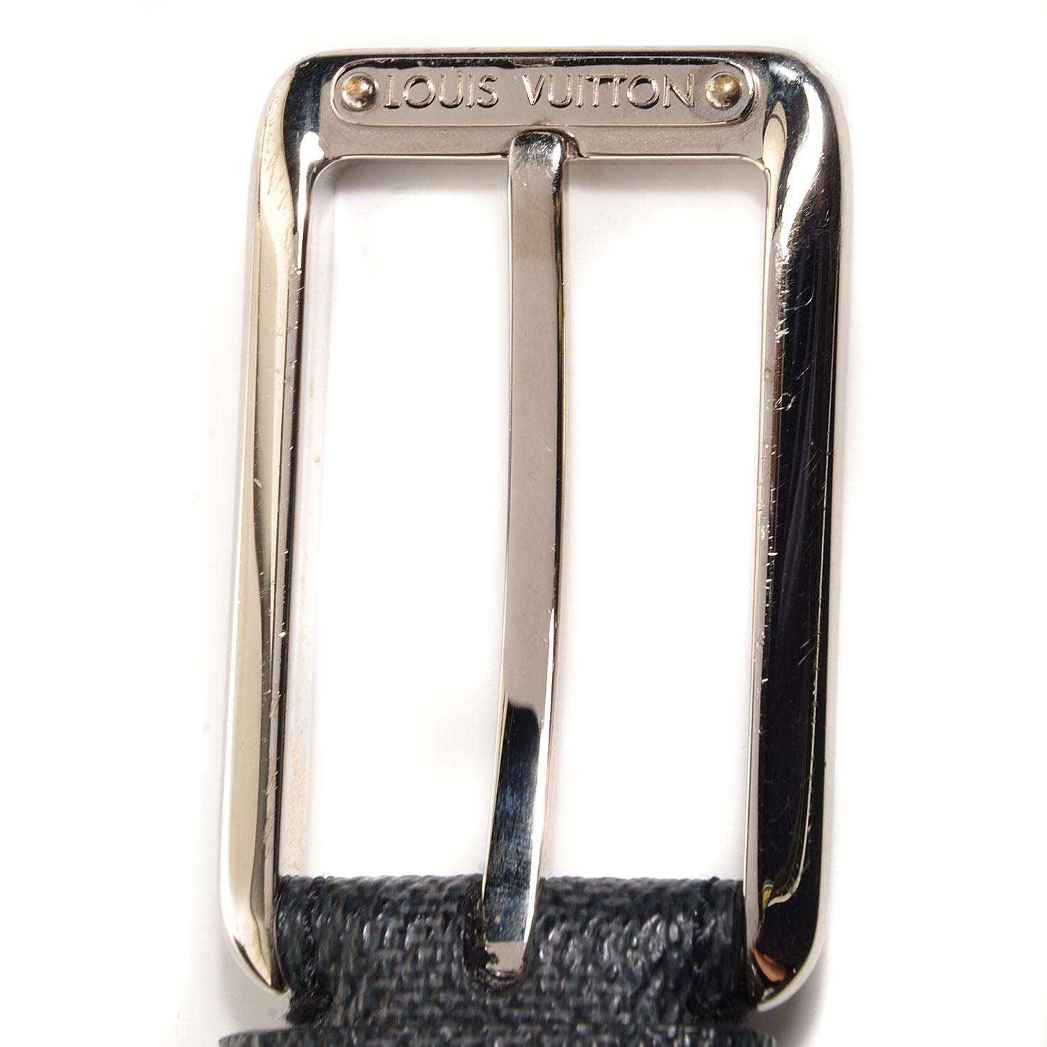 Louis Vuitton Damier Graphite Ceinture Force Belt 85 34 8 of 8