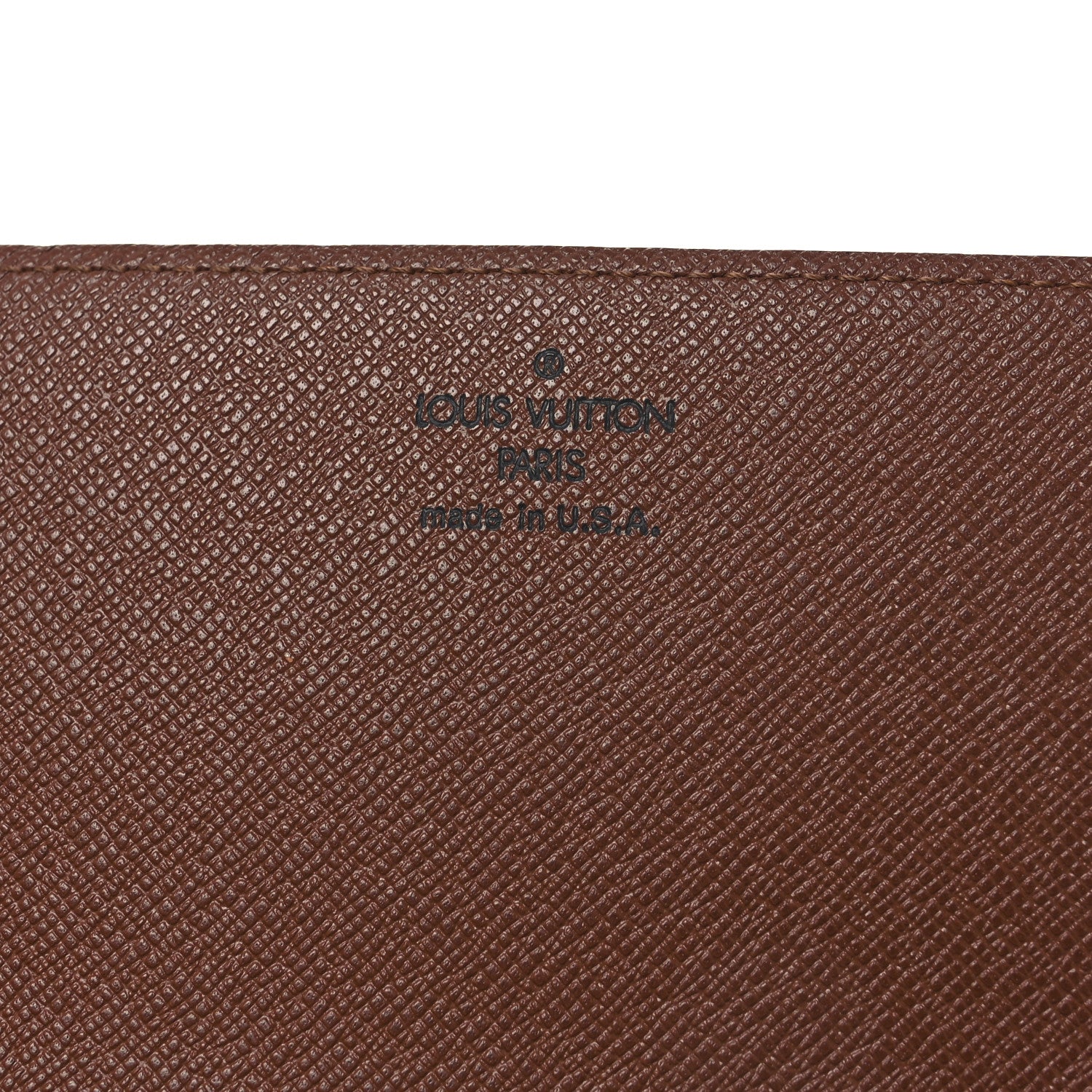 Louis Vuitton Monogram Simple Checkbook Holder Wallet Cover 6 of 7