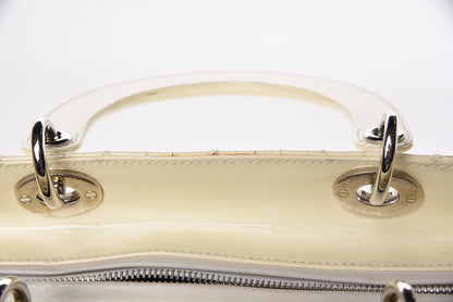 Christian Dior Patent Cannage Large Lady Dior White 14 of 14