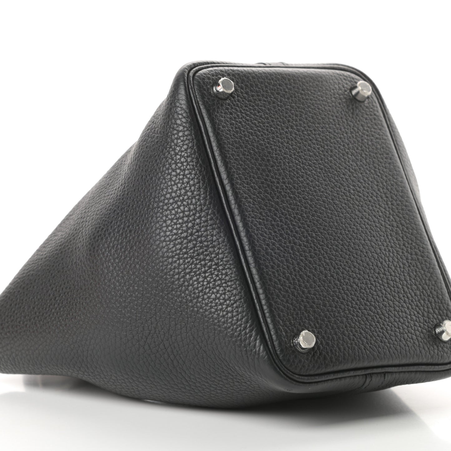 Taurillon Clemence Picotin Lock 18 PM Black