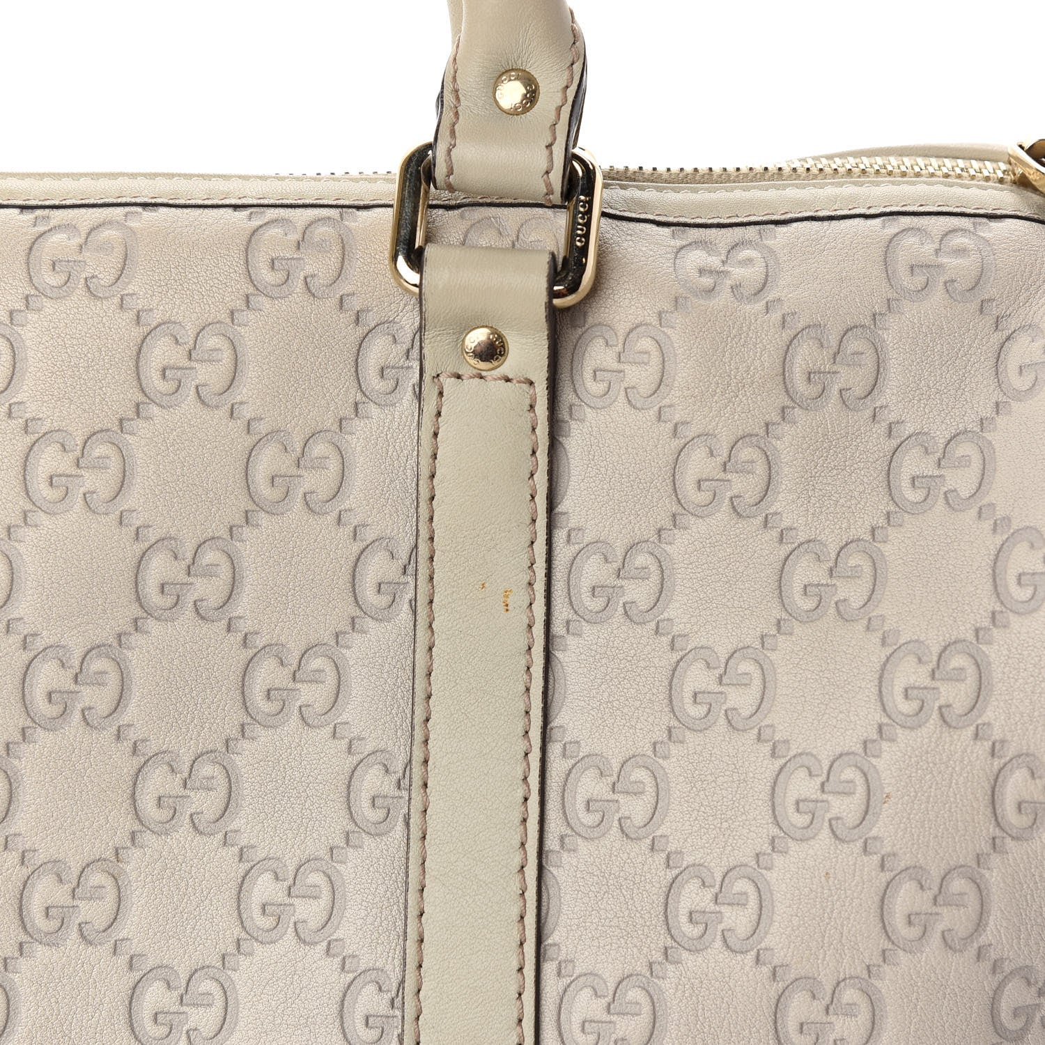 Gucci Guccissima Medium Joy Boston Off White 11 of 11