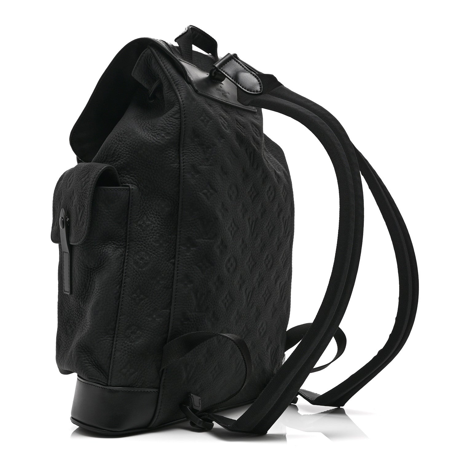 Louis Vuitton Taurillon Monogram Christopher MM Backpack Black 3 of 9