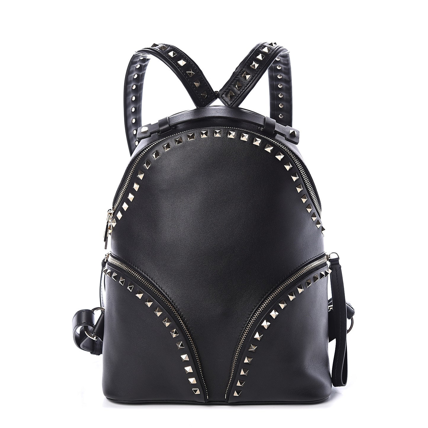 Vitello Rockstud Backpack Black