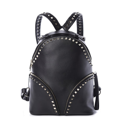 Valentino Garavani Vitello Rockstud Backpack Black 1 of 7