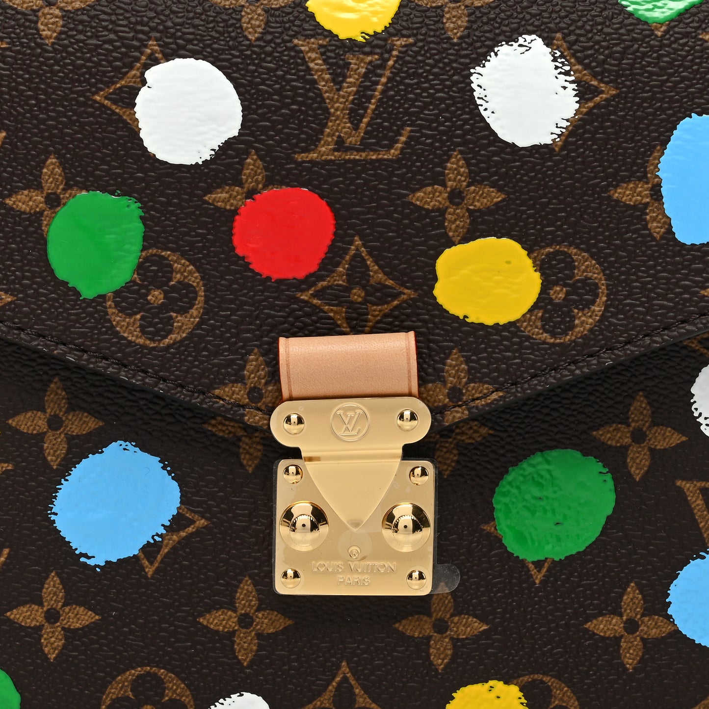LV x YK Monogram Dots Pochette Métis