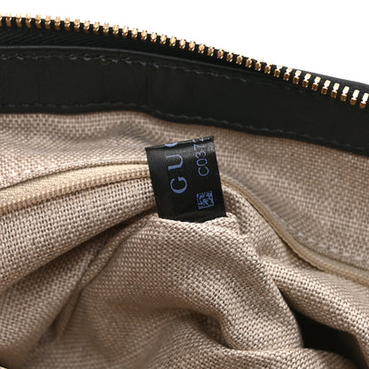 Gucci Soft Microguccissima Small Zippered Satchel Black 8 of 11