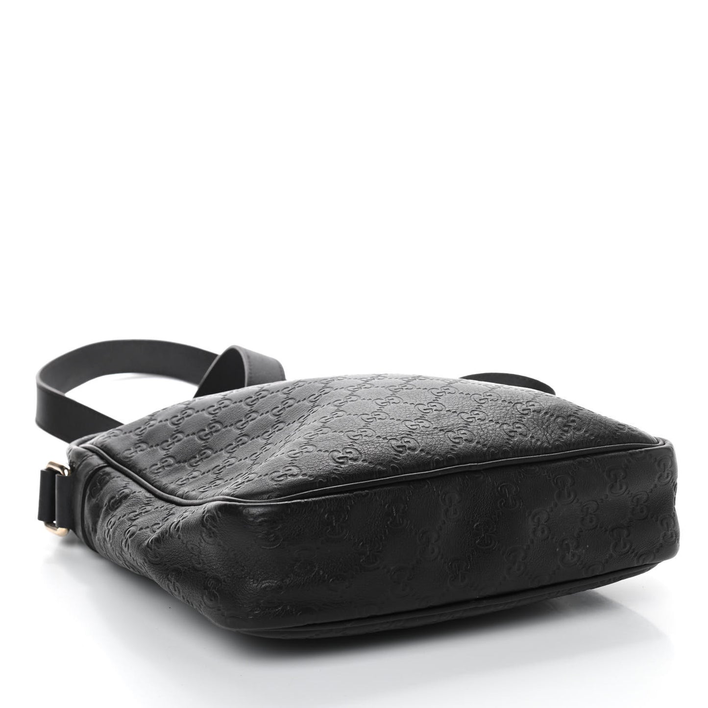 Guccissima Medium Messenger Black