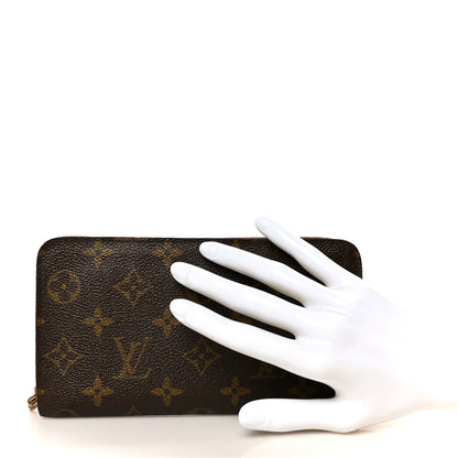 Louis Vuitton Monogram Porte-Monnaie Zippy Wallet 2 of 10