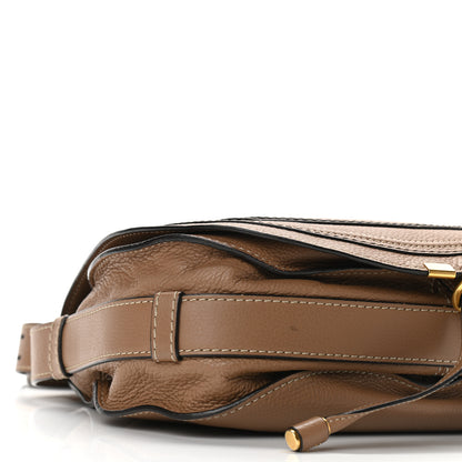 Chloe Calfskin Medium Marcie Round Crossbody Bag Nut 9 of 10