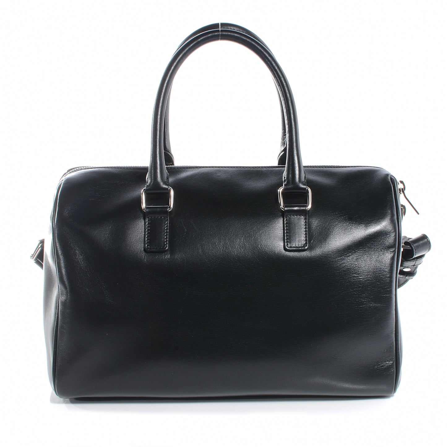 Leather Studded Duffle 6 Black