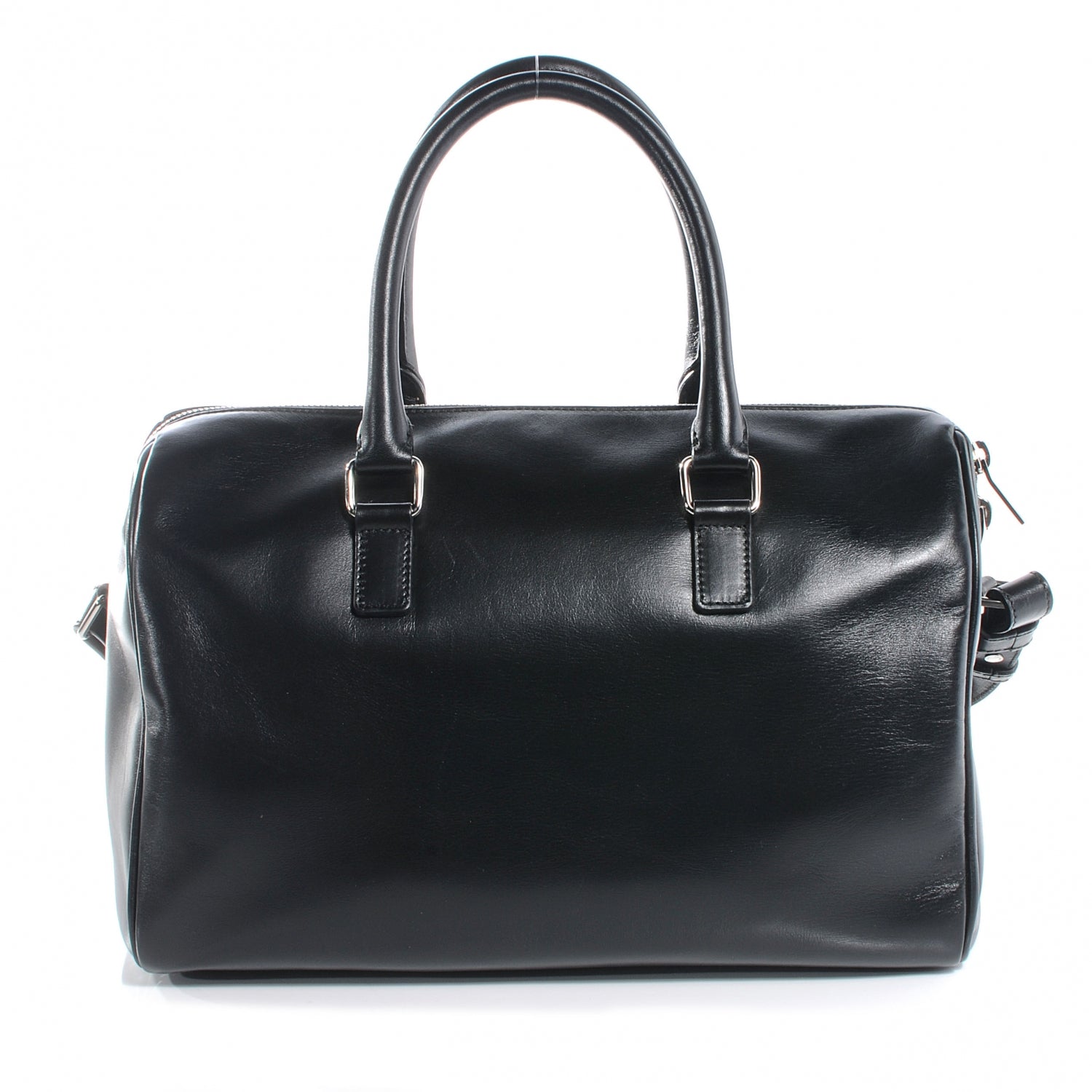 Saint Laurent Leather Studded Duffle 6 Black 8 of 9