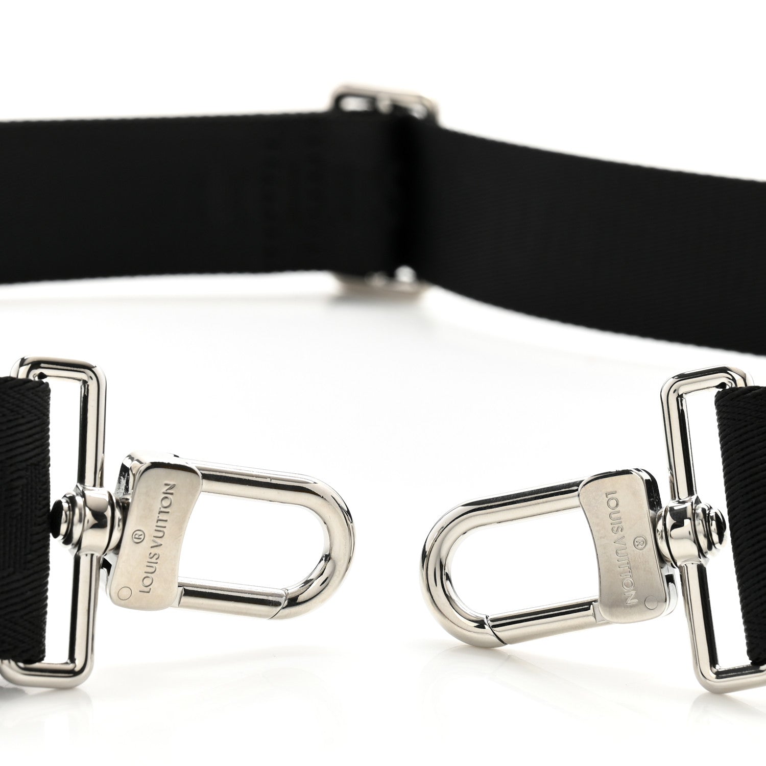Louis Vuitton Nylon Messenger Adjustable Shoulder Strap Black 3 of 3