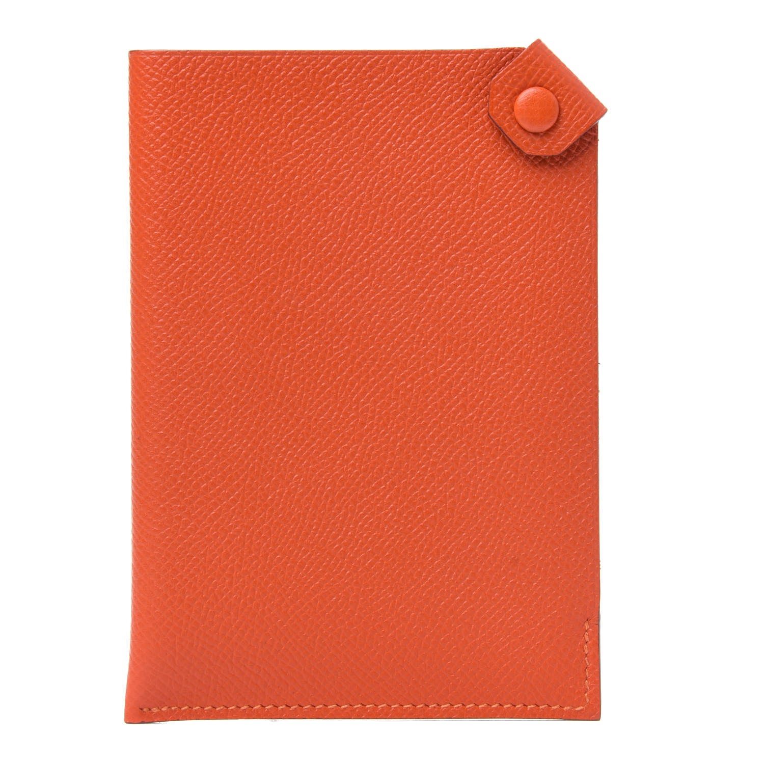 Hermes Epsom Tarmac PM Passport Holder Orange 1 of 9