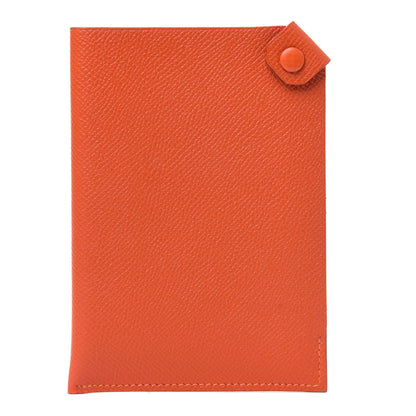 Hermes Epsom Tarmac PM Passport Holder Orange 1 of 9