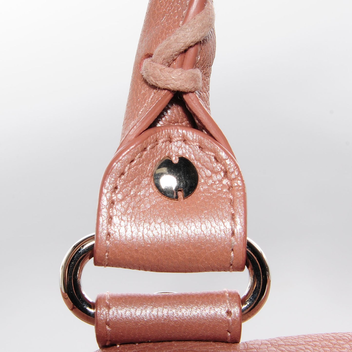 Pearlescent Goatskin Classic Palladium Hardware City Rose Rose Light
