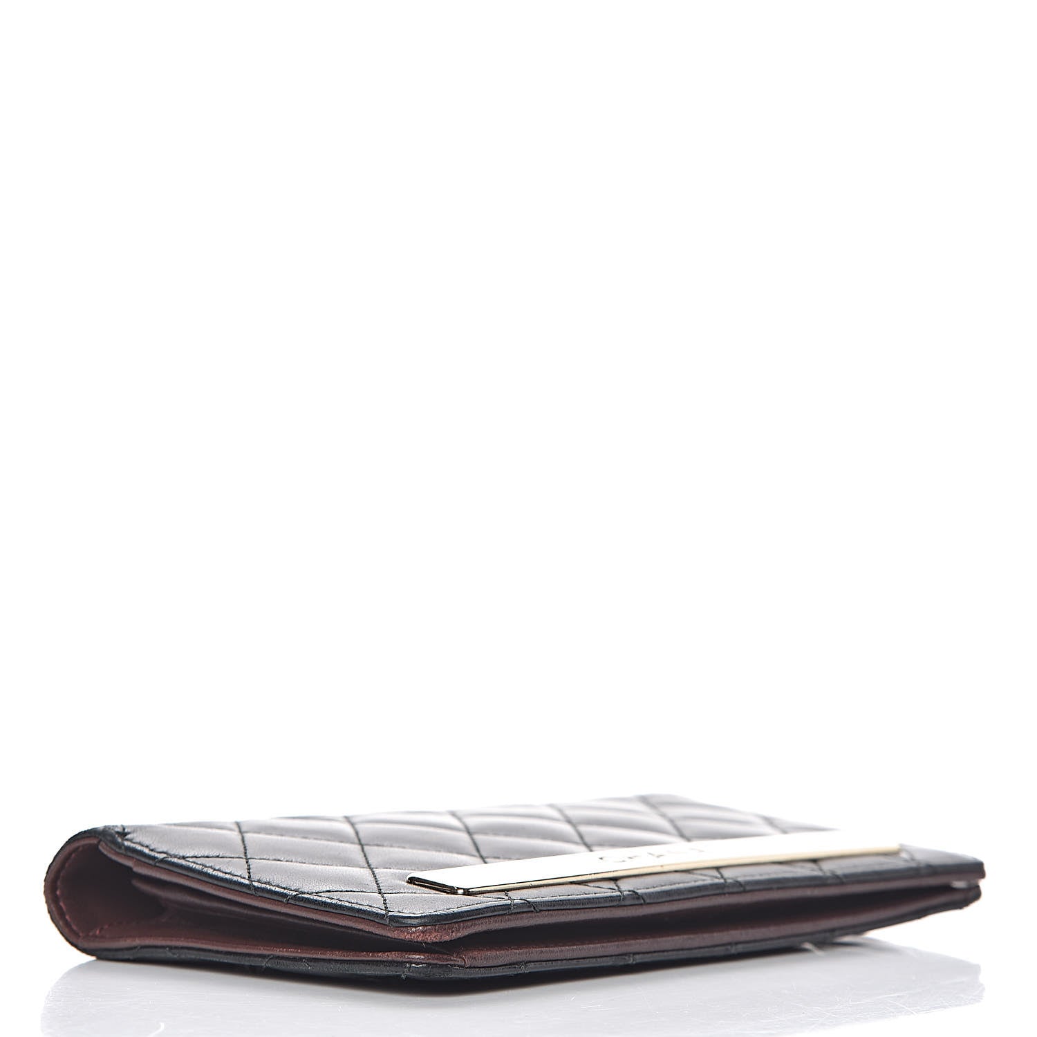 Chanel Lambskin Quilted Trendy CC Yen Wallet Black 4 of 13