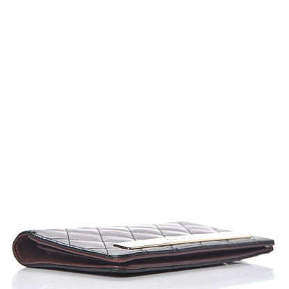 Chanel Lambskin Quilted Trendy CC Yen Wallet Black 4 of 13