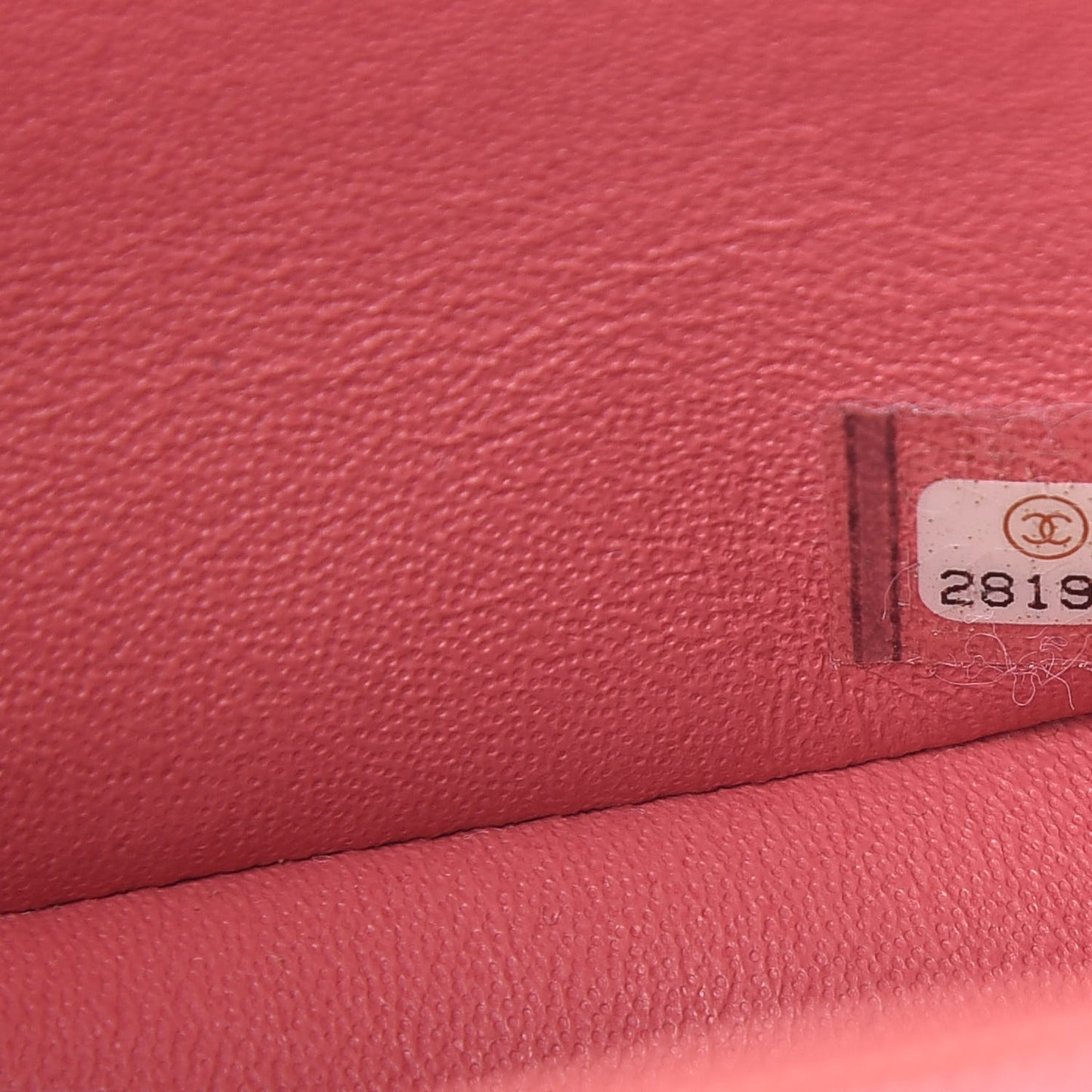 Lambskin Quilted Mini Rectangular Flap Pink