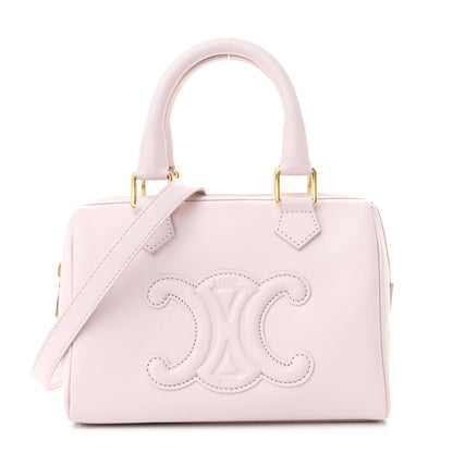 Celine Smooth Calfskin Triomphe Small Boston Bag Poudre 1 of 12