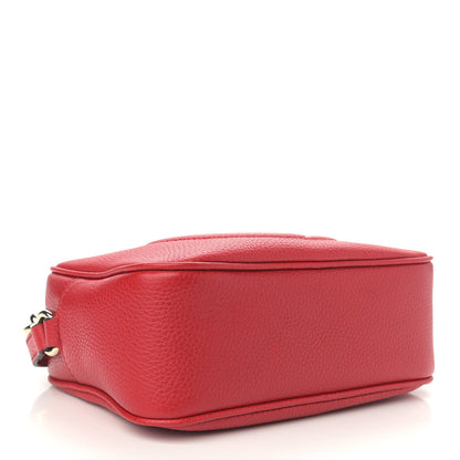 Gucci Pebbled Calfskin Small Soho Disco Bag Tabasco Red 4 of 10