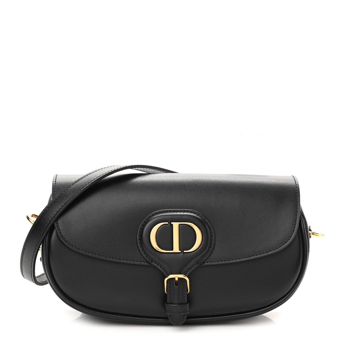 Box Calfskin East West Bobby Bag Black