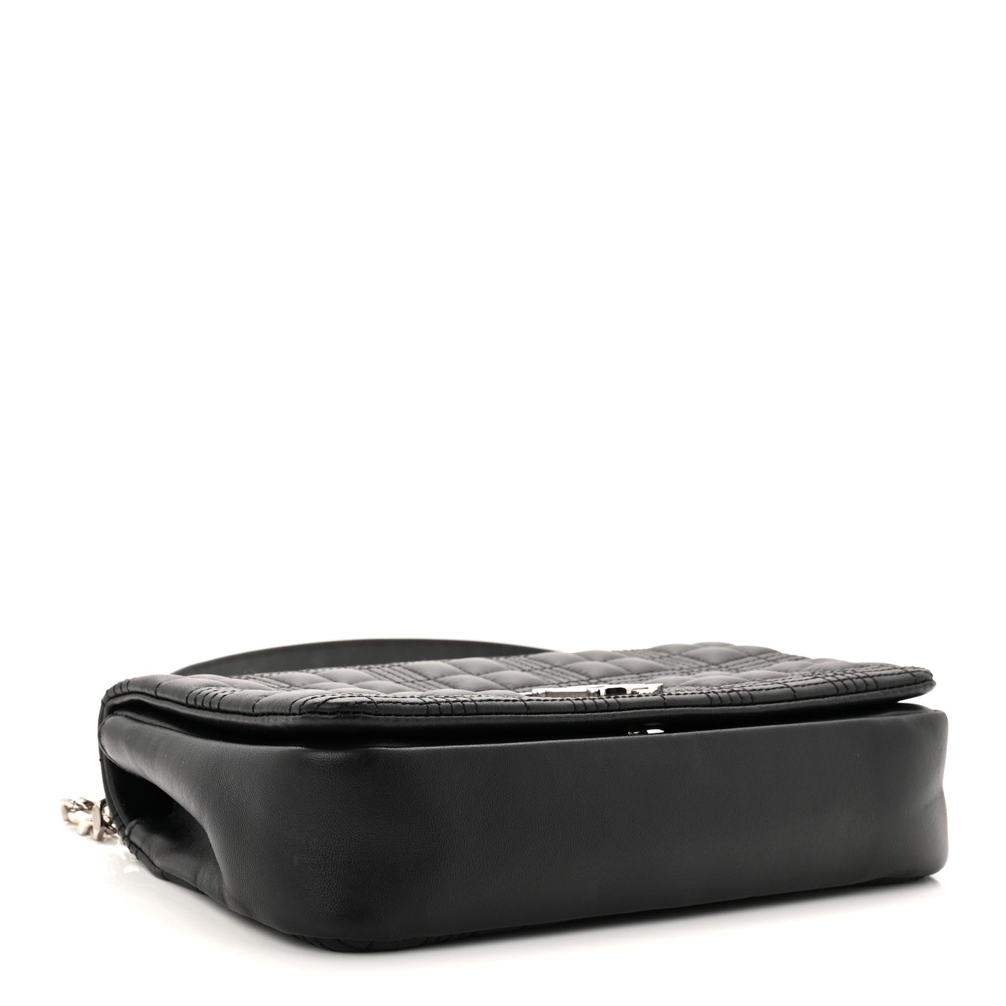 Lambskin Quilted Small Lola Bag Black