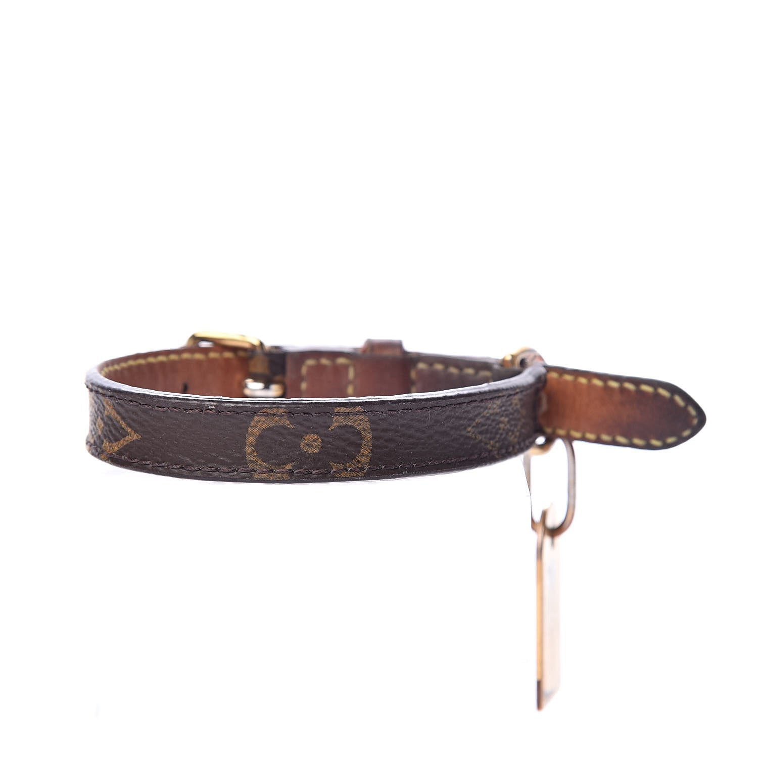 Louis Vuitton Monogram Baxter Dog Collar PM 3 of 13