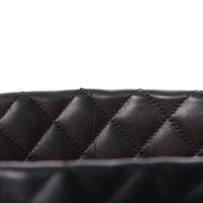 Chanel Calfskin Quilted Large Cambon Tote Black White 7 of 8