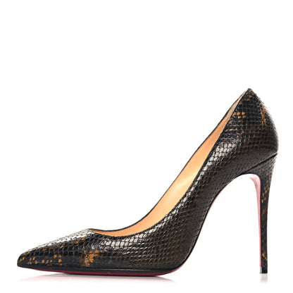 Christian Louboutin Calf Amazonia So Kate 100 Pumps 36.5 Dark Brown 1 of 9