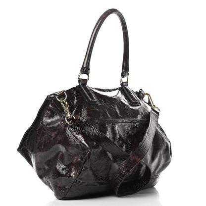 Givenchy Crinkled Patent Medium Pandora Bag Aubergine 3 of 17