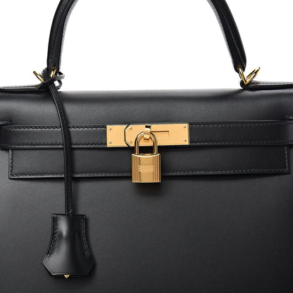 Hermes Sombrero Kelly Sellier 28 Black 7 of 10
