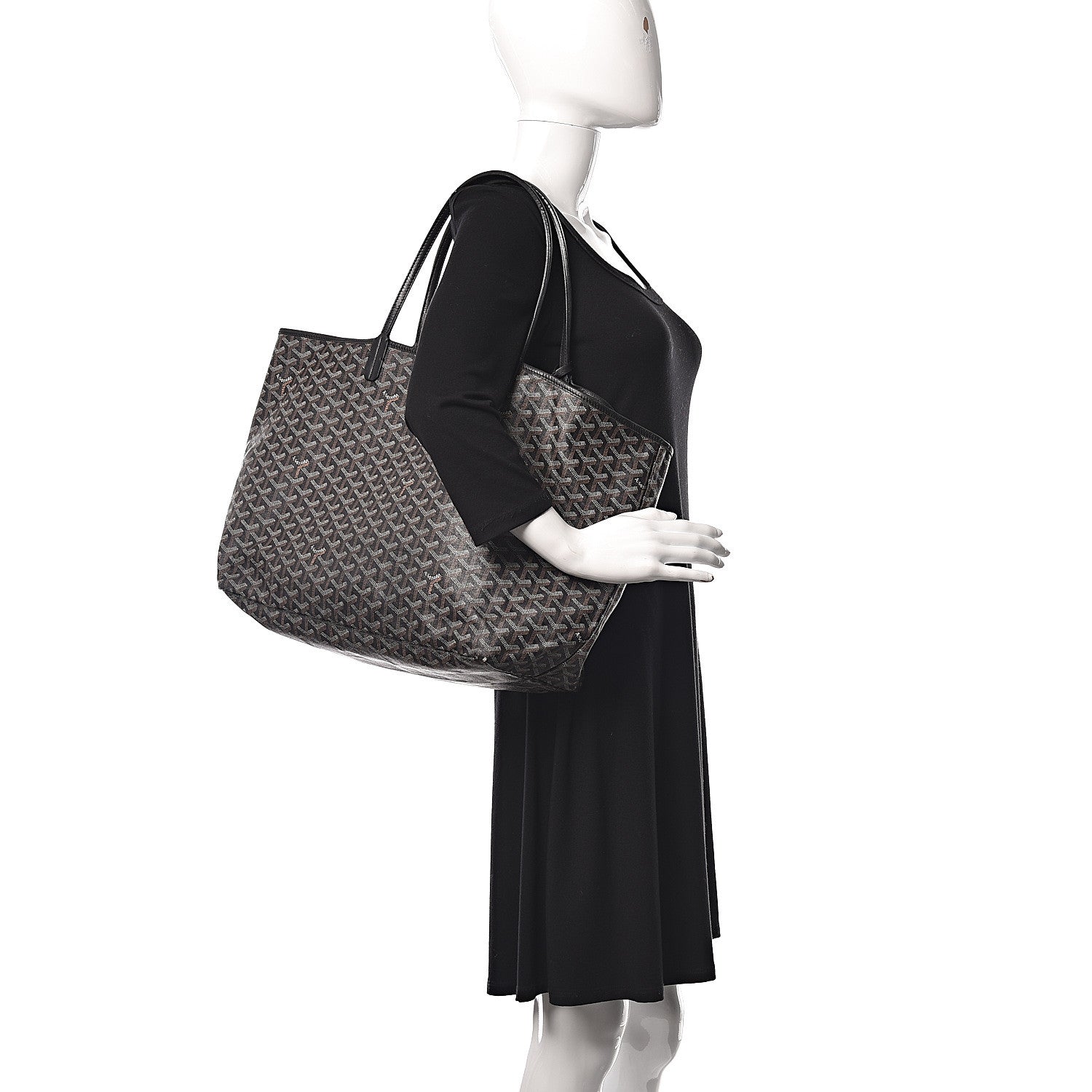 Goyard Goyardine Saint Louis GM Black 2 of 16