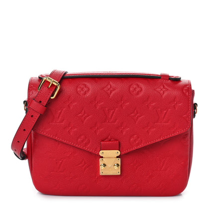 Louis Vuitton Empreinte Pochette Metis Scarlet 1 of 8