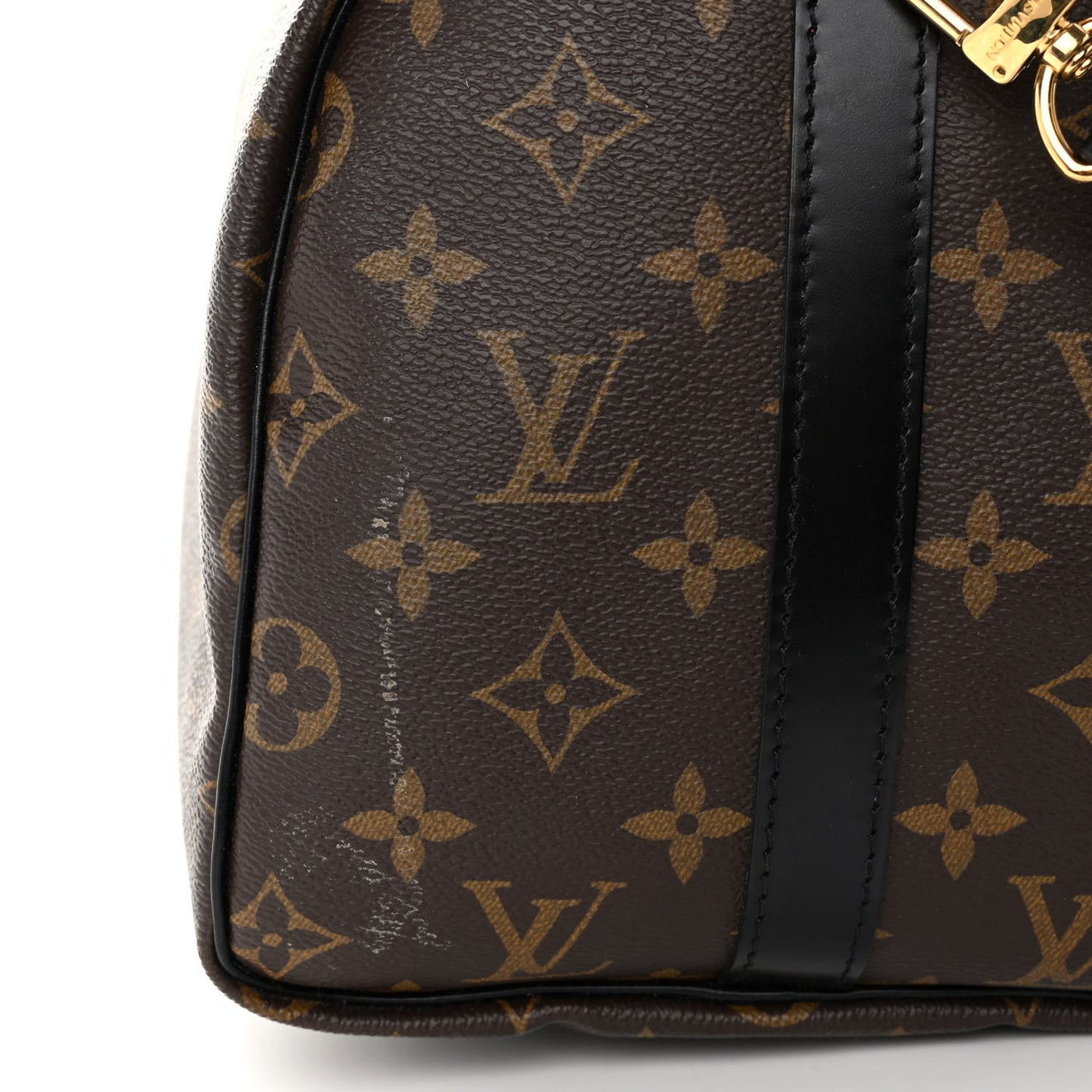 Monogram My World Tour Speedy Bandouliere 30 Black